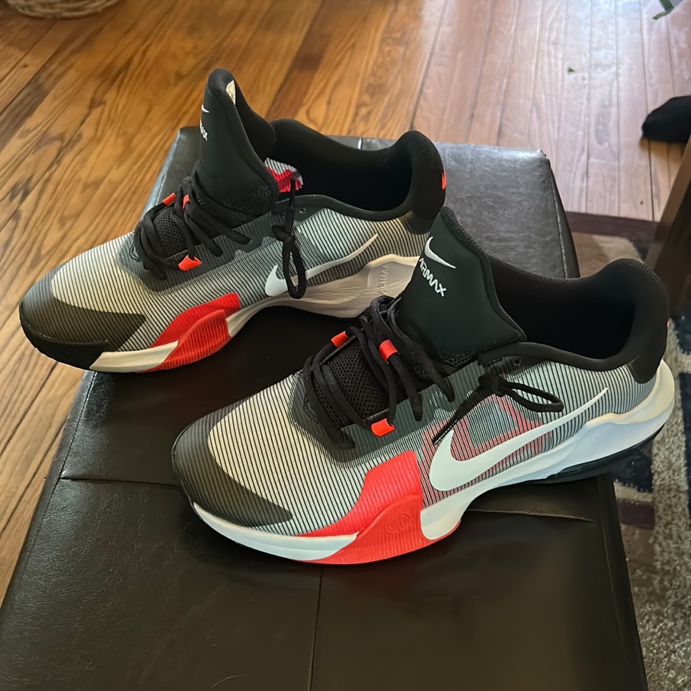 Nice airmax impact 4 worn one time. Great condition and comes with original box